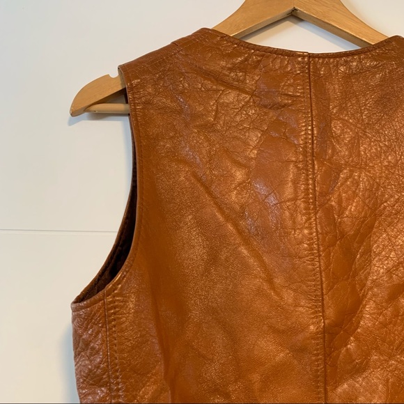 Vintage Pleather Vest - Picture 9 of 16